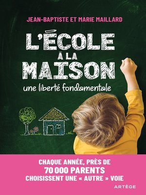 cover image of L'école à la maison